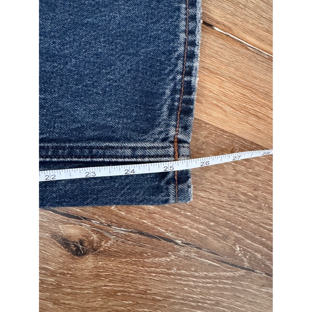 Madewell Blue The Darted Barrel-Leg Jean Button Fly Size 23 - Picture 7 of 7